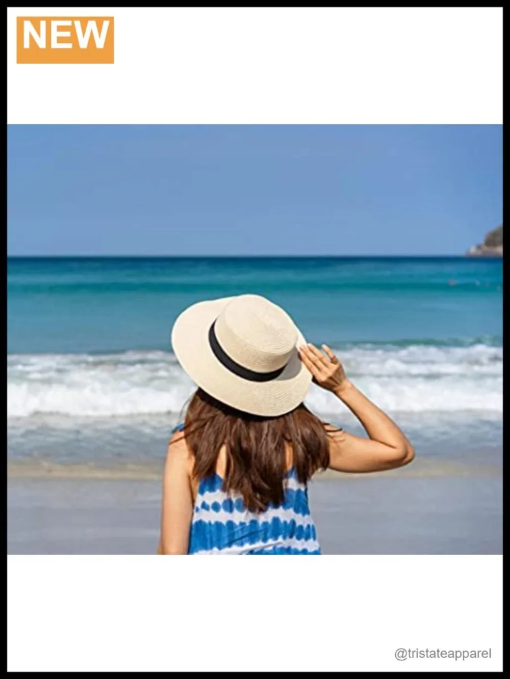 Women's Wide Brim Straw Boater Hat Foldable Packable Beach Sun Hat